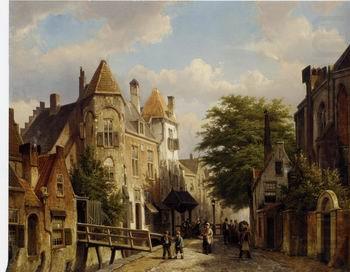 unknow artist European city landscape, street landsacpe, construction, frontstore, building and architecture.013 china oil painting image